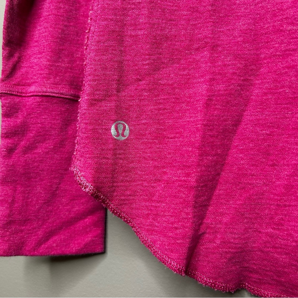 lululemon athletica Pink Long Sleeve Top reversible size 4 - Picture 6 of 7